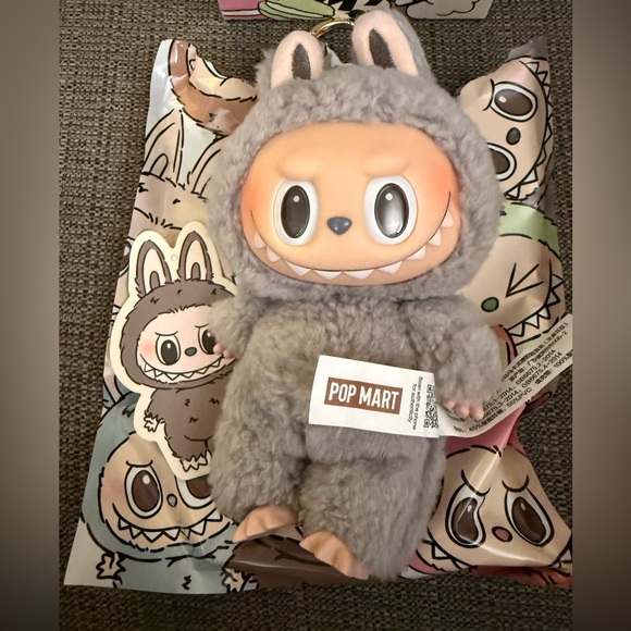 POP MART Other - Authentic Pop Mart Labubu Exciting Macaron Sesame Bean New